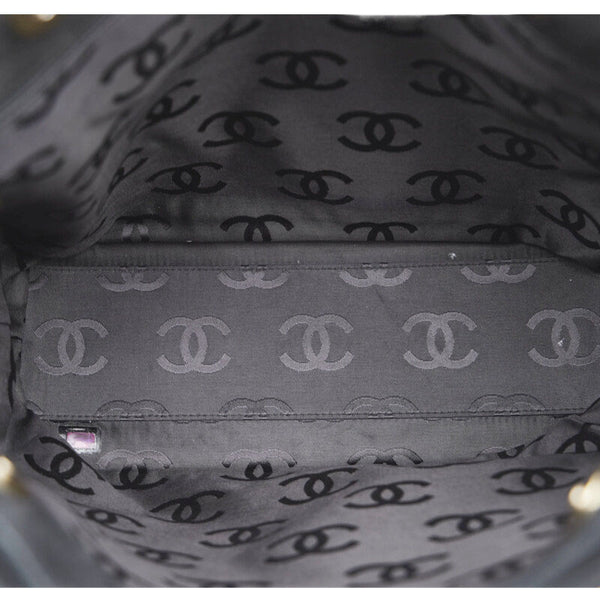 シャネル ココマーク ハンドバッグ トートバッグ ブラック レザー レディース CHANEL 【中古】