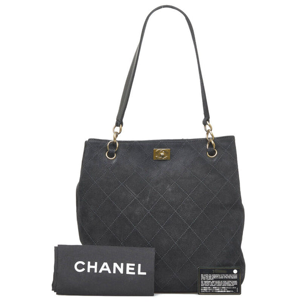 シャネル ココマーク ハンドバッグ トートバッグ ブラック レザー レディース CHANEL 【中古】