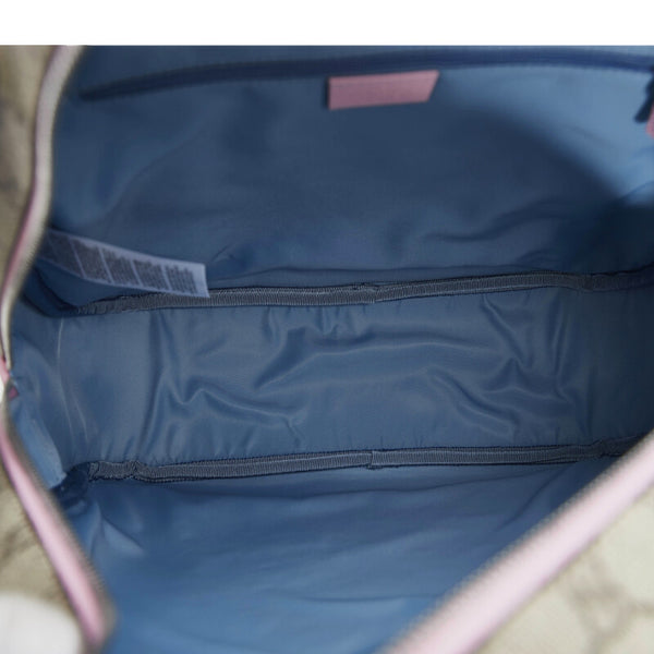 グッチ GGスプリーム ×ヒグチユウコ ラビット リュックサック バックパック 433578 ブラウン ピンク マルチカラー PVC レディース GUCCI 【中古】