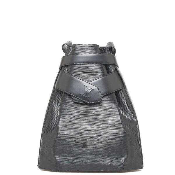 ルイ ヴィトン エピ サックデポールGM ショルダーバッグ M80155 ノワール ブラック レザー レディース LOUIS VUITTON 【中古】