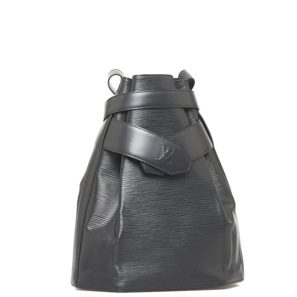 ルイ ヴィトン エピ サックデポールGM ショルダーバッグ M80155 ノワール ブラック レザー レディース LOUIS VUITTON 【中古】