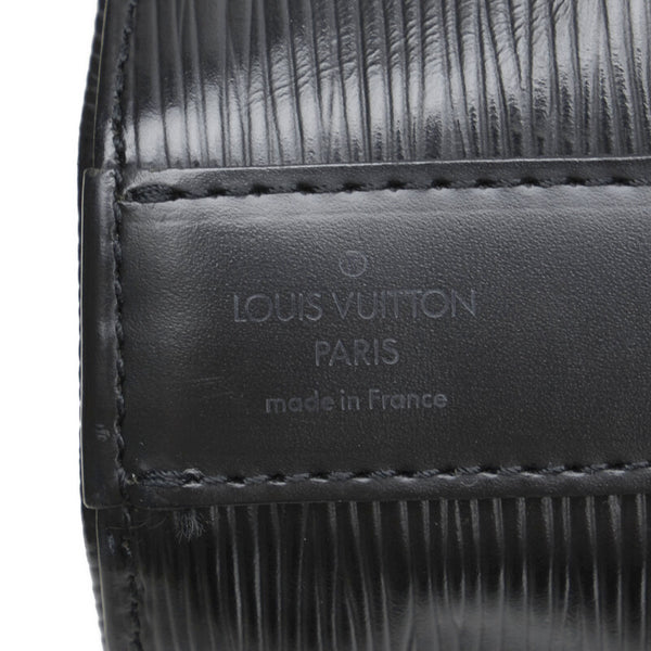 ルイ ヴィトン エピ サックデポールGM ショルダーバッグ M80155 ノワール ブラック レザー レディース LOUIS VUITTON 【中古】