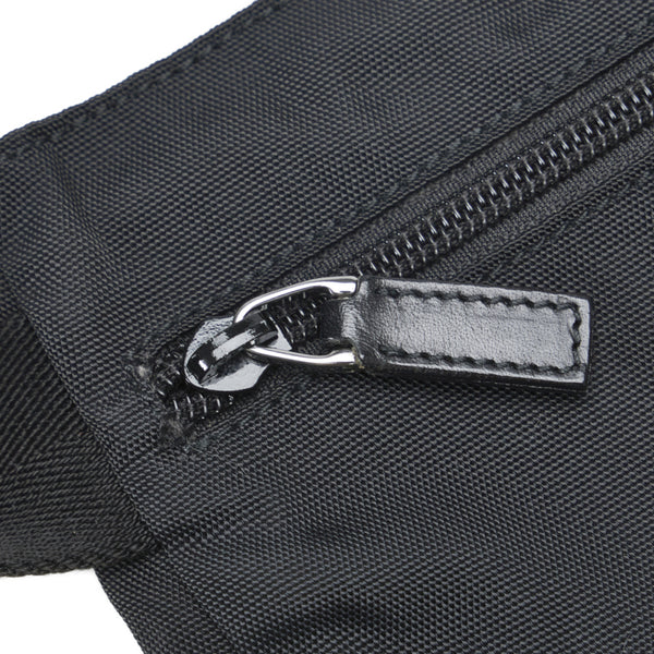 グッチ GGキャンバス ボディバッグ ウエストバッグ 28566 ブラック キャンバス レザー レディース GUCCI 【中古】