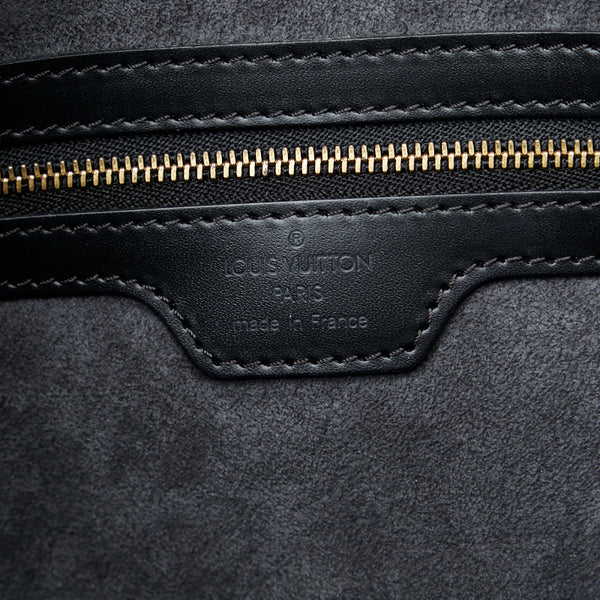 ルイ ヴィトン エピ リュサック ショルダーバッグ トートバッグ M52282 ノワール ブラック レザー レディース LOUIS VUITTON 【中古】