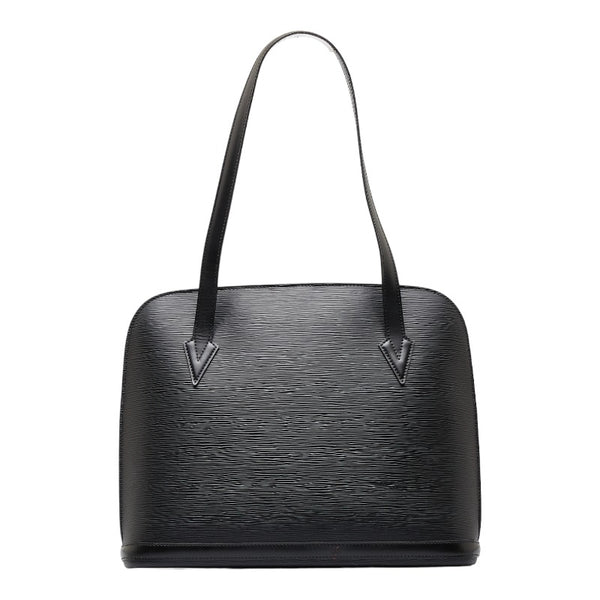 ルイ ヴィトン エピ リュサック ショルダーバッグ トートバッグ M52282 ノワール ブラック レザー レディース LOUIS VUITTON 【中古】