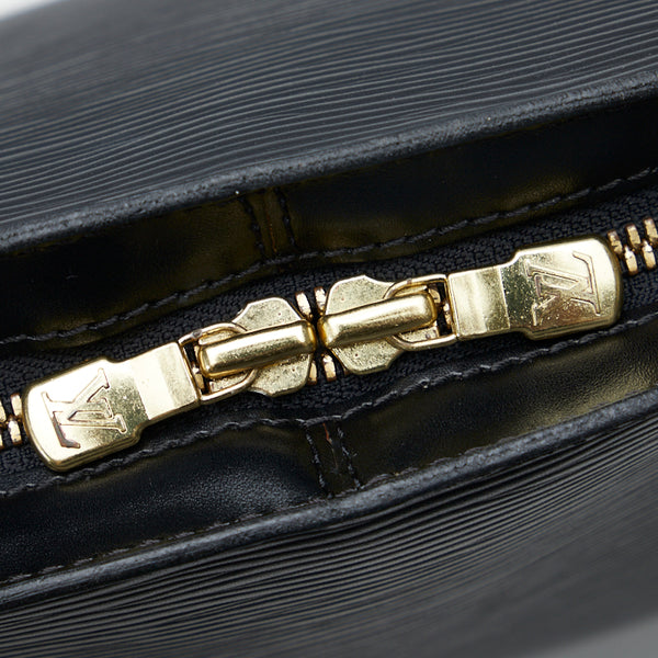 ルイ ヴィトン エピ リュサック ショルダーバッグ トートバッグ M52282 ノワール ブラック レザー レディース LOUIS VUITTON 【中古】