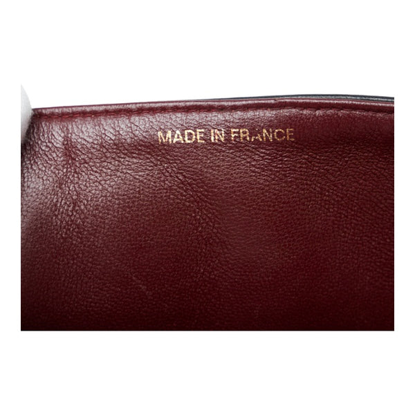シャネル マトラッセ ダブルフラップ ゴールド金具 チェーン ショルダーバッグ  ブラック ラムスキン レディース CHANEL 【中古】