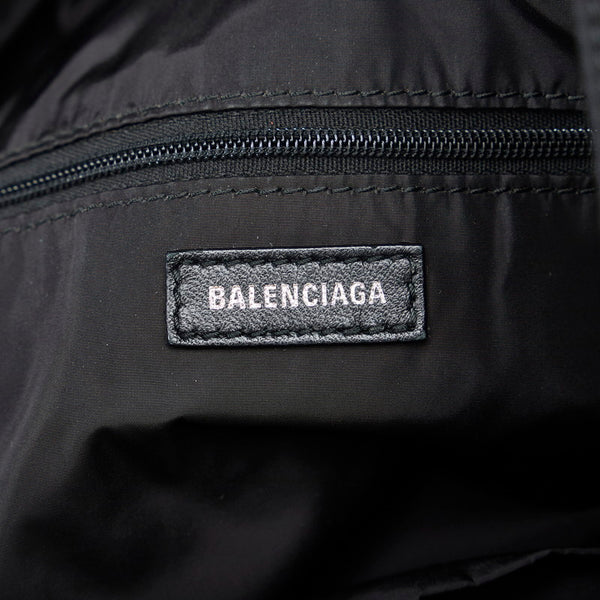 バレンシアガ ロゴ ウィール サスティナブル リュック バックパック 507460 ブラック ナイロン メンズ BALENCIAGA 【中古】