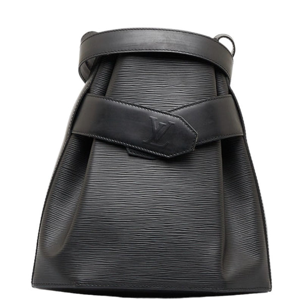 ルイ ヴィトン エピ サックデポールPM ショルダーバッグ M80157 ノワール ブラック レザー レディース LOUIS VUITTON 【中古】