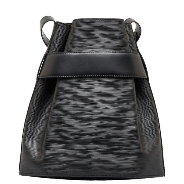 ルイ ヴィトン エピ サックデポールPM ショルダーバッグ M80157 ノワール ブラック レザー レディース LOUIS VUITTON 【中古】