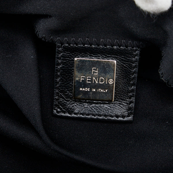 フェンディ マンマバケット ハンドバッグ ワンショルダーバッグ 26424 ブラック ポリエステル レザー レディース FENDI 【中古】