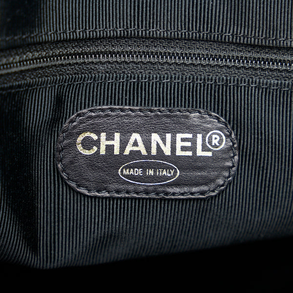 シャネル ココマーク チェーン トートバッグ ショルダーバッグ ブラック キャビアスキン レディース CHANEL 【中古】