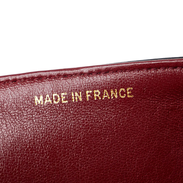 シャネル マトラッセ ダブルフラップ チェーン ショルダーバッグ ブラック ラムスキン レディース CHANEL 【中古】