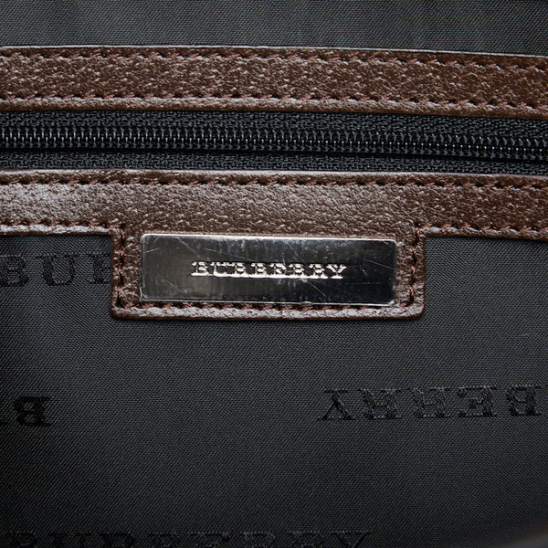 バーバリー ハンドバッグ ショルダーバッグ ブラウン レザー レディース BURBERRY 【中古】