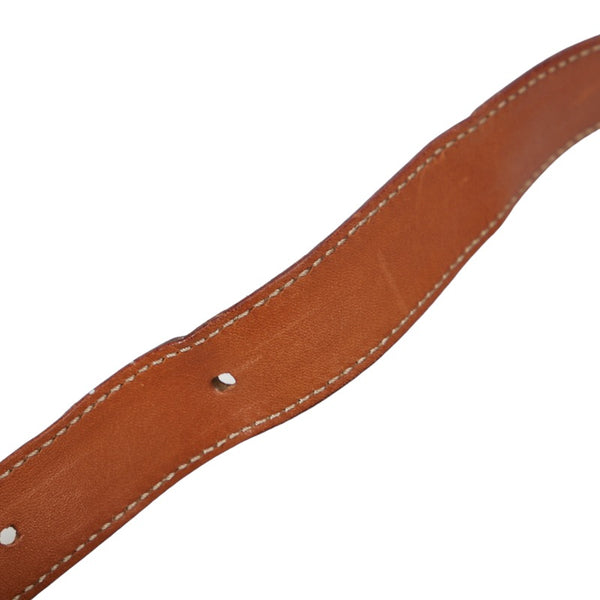 セリーヌ マカダム 斜め掛け ショルダーバッグ M14 ブラウン PVC レザー レディース CELINE 【中古】
