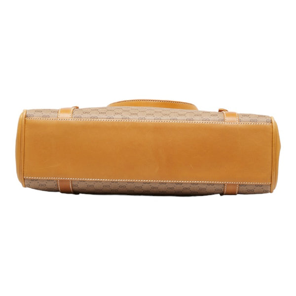 グッチ オールドグッチ ハンドバッグ トートバッグ 000-46-4857 ベージュ PVC レザー レディース GUCCI 【中古】