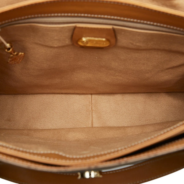 グッチ オールドグッチ ハンドバッグ トートバッグ 000-46-4857 ベージュ PVC レザー レディース GUCCI 【中古】