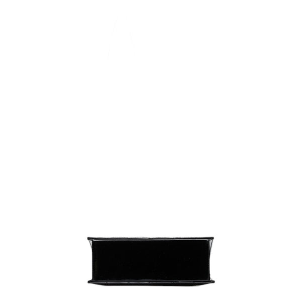 シャネル マトラッセ ココマーク ハンドバッグ ブラック パテントレザー レディース CHANEL 【中古】
