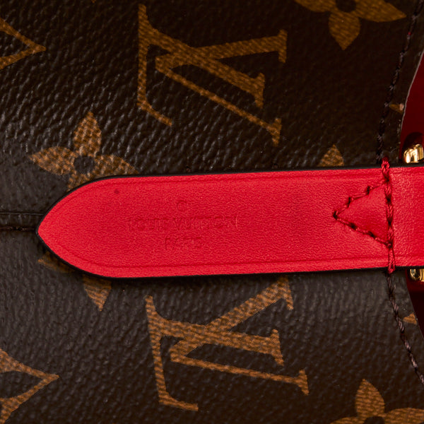 ルイ ヴィトン モノグラム ネオノエ ショルダーバッグ M44021 コクリコ レッド ブラウン PVC レザー レディース LOUIS VUITTON 【中古】
