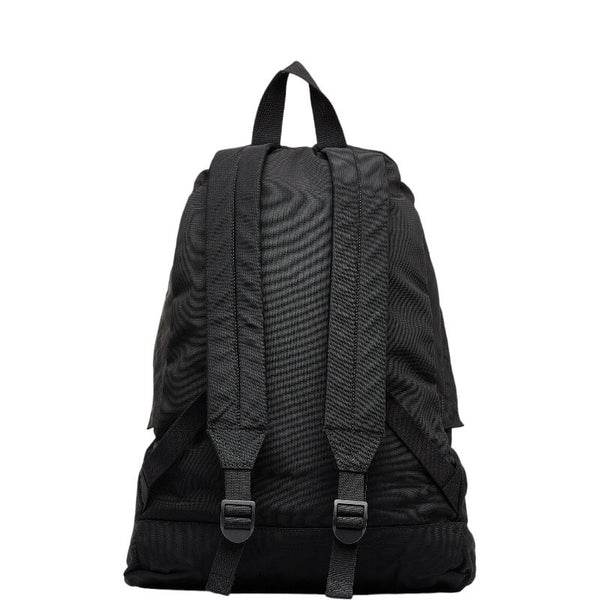 バレンシアガ キャンペーンロゴ エクスプローラー リュック バックパック 459744 ブラック ナイロン レザー メンズ BALENCIAGA 【中古】