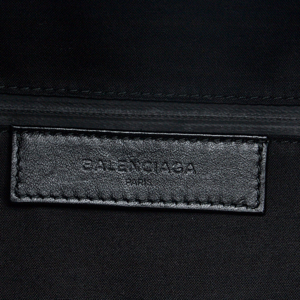 バレンシアガ キャンペーンロゴ エクスプローラー リュック バックパック 459744 ブラック ナイロン レザー メンズ BALENCIAGA 【中古】