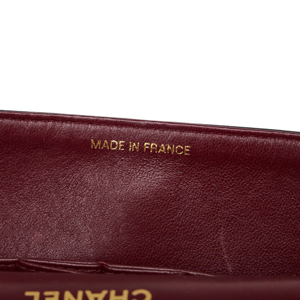 シャネル マトラッセ25 ダブルフラップ ココマーク チェーン ショルダーバッグ ブラック ゴールド ラムスキン レディース CHANEL 【中古】