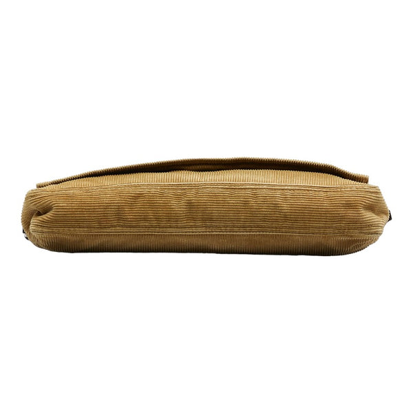 フェンディ マンマバケット ワンショルダーバッグ ベージュ キャンバス レザー レディース FENDI 【中古】