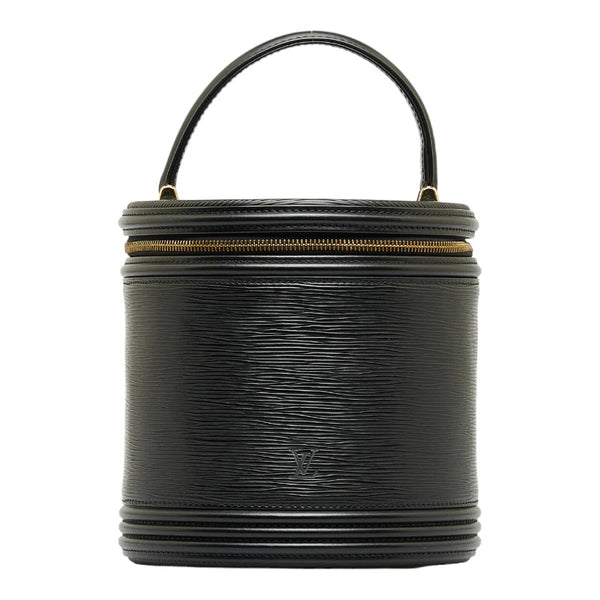 ルイ ヴィトン エピ カンヌ ハンドバッグ バニティバッグ M48032 ノワール ブラック レザー レディース LOUIS VUITTON 【中古】