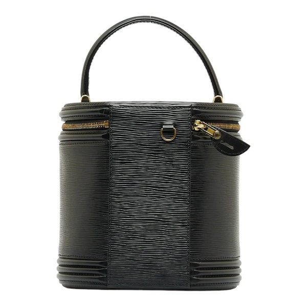 ルイ ヴィトン エピ カンヌ ハンドバッグ バニティバッグ M48032 ノワール ブラック レザー レディース LOUIS VUITTON 【中古】