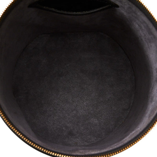 ルイ ヴィトン エピ カンヌ ハンドバッグ バニティバッグ M48032 ノワール ブラック レザー レディース LOUIS VUITTON 【中古】
