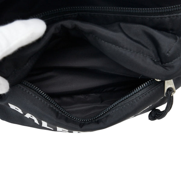 バレンシアガ ウィール ボディバッグ ウエストバッグ 528862 ブラック ナイロン レディース BALENCIAGA 【中古】