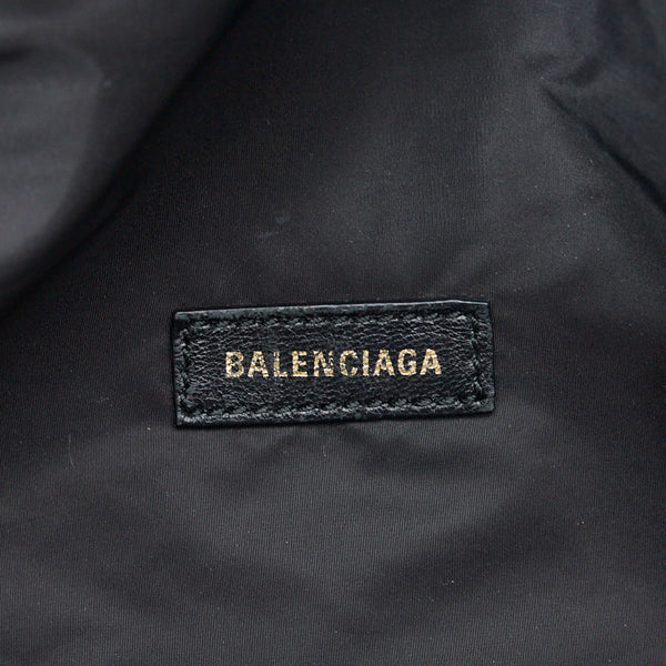 バレンシアガ ウィール ボディバッグ ウエストバッグ 528862 ブラック ナイロン レディース BALENCIAGA 【中古】