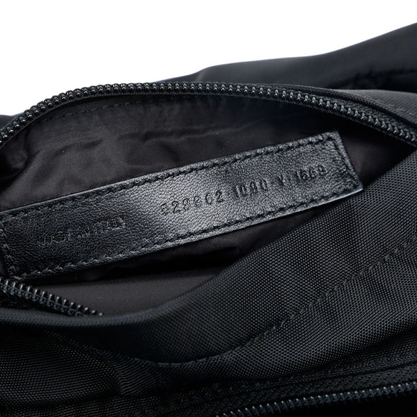 バレンシアガ ウィール ボディバッグ ウエストバッグ 528862 ブラック ナイロン レディース BALENCIAGA 【中古】