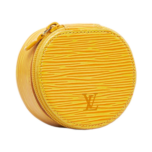 ルイ ヴィトン エピ エクランビジュー ポーチ ジュエリーケース 宝石ケース M48229 タッシリイエロー レザー レディース LOUIS VUITTON 【中古】