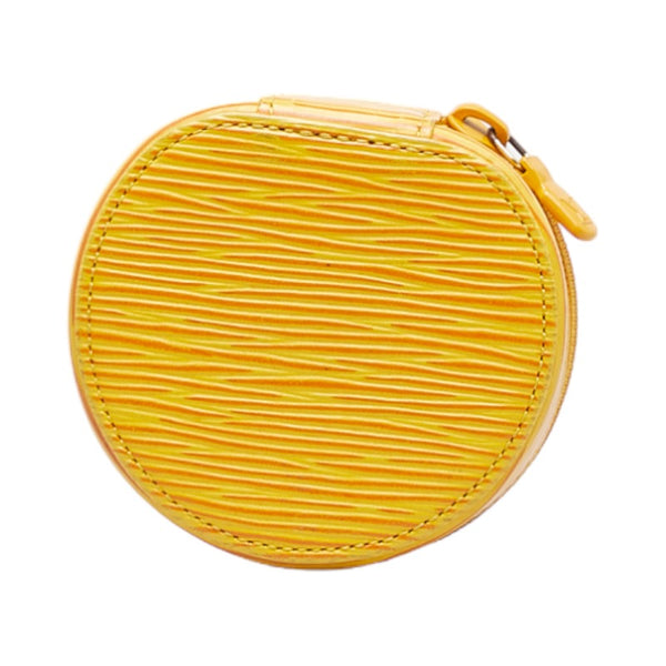 ルイ ヴィトン エピ エクランビジュー ポーチ ジュエリーケース 宝石ケース M48229 タッシリイエロー レザー レディース LOUIS VUITTON 【中古】