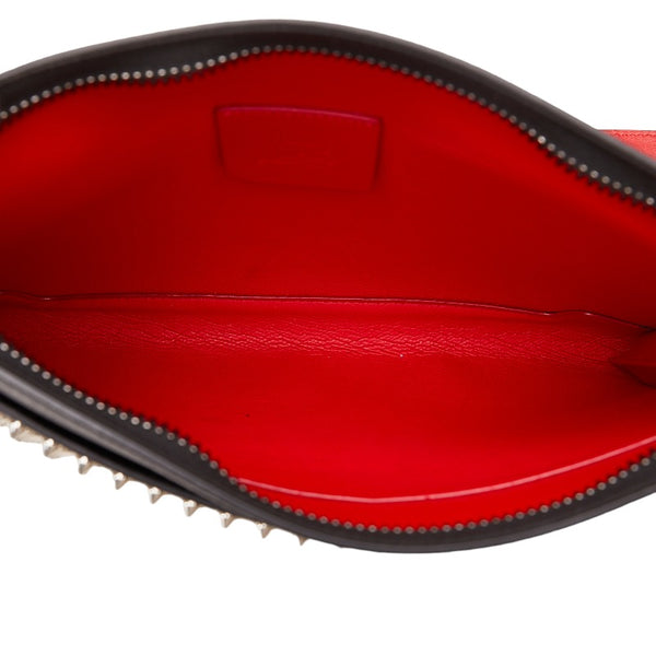 クリスチャンルブタン スタッズ ワンショルダーバッグ ブラック レザー レディース Christian Louboutin 【中古】