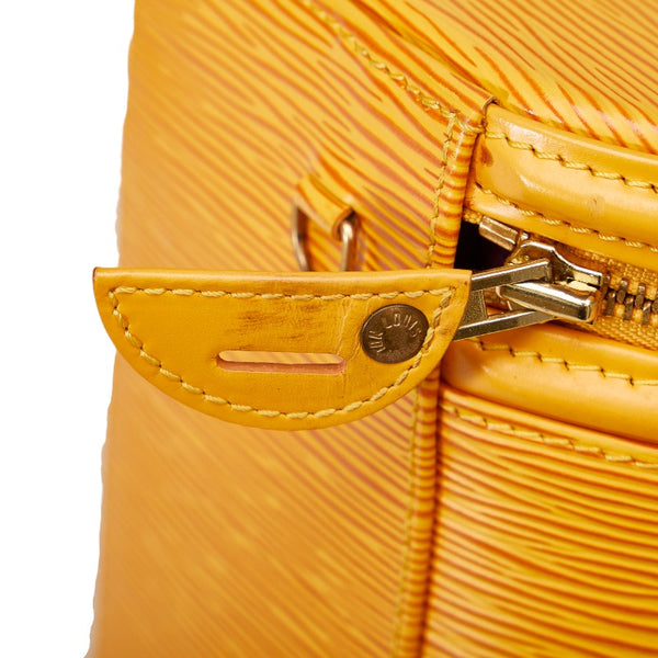 ルイ ヴィトン エピ カンヌ バニティバッグ ハンドバッグ M48039  タッシリイエロー レザー レディース LOUIS VUITTON 【中古】
