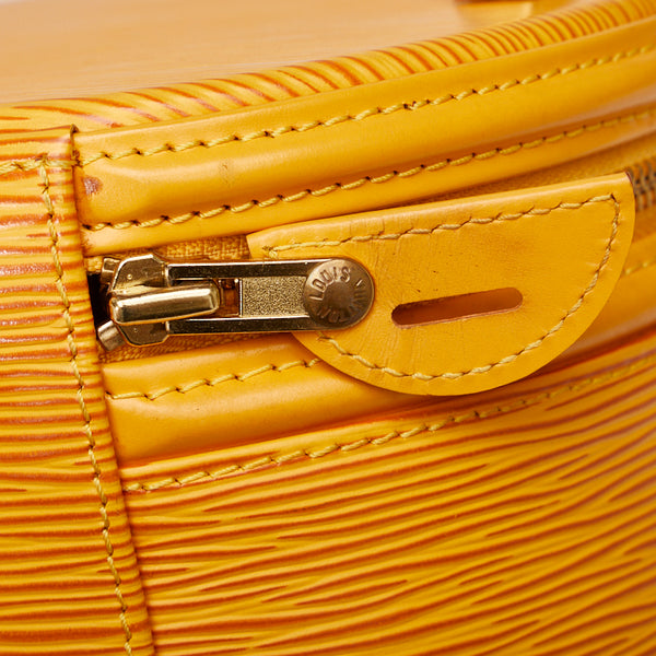 ルイ ヴィトン エピ カンヌ バニティバッグ ハンドバッグ M48039  タッシリイエロー レザー レディース LOUIS VUITTON 【中古】