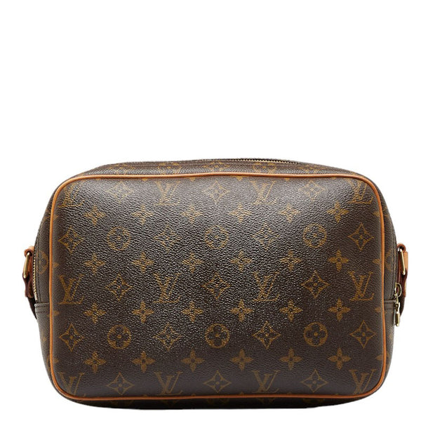 ルイ ヴィトン モノグラム  リポーターPM 斜め掛け ショルダーバッグ  M45254 ブラウン PVC レザー レディース LOUIS VUITTON 【中古】