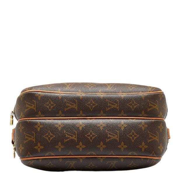 ルイ ヴィトン モノグラム  リポーターPM 斜め掛け ショルダーバッグ  M45254 ブラウン PVC レザー レディース LOUIS VUITTON 【中古】