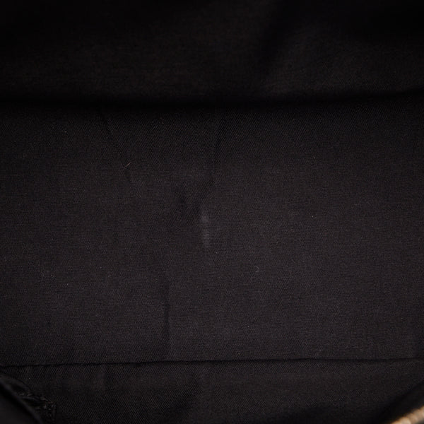 グッチ GGキャンバス プリンシー シェリーライン ハンドバック ショルダーバッグ 161720 ブラック キャンバス レザー レディース GUCCI 【中古】