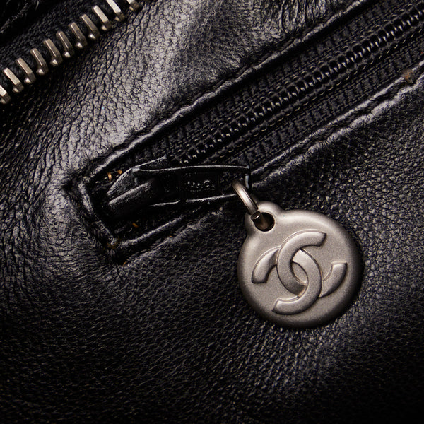 シャネル 復刻トート ココマーク ハンドバッグ トートバッグ ブラック キャビアスキン レディース CHANEL 【中古】
