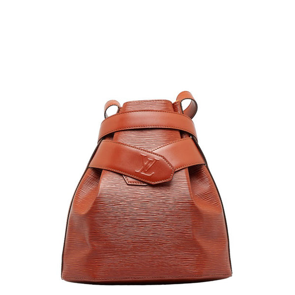 ルイ ヴィトン エピ サックデポール ショルダーバッグ M80193  ケニアブラウン レザー レディース LOUIS VUITTON 【中古】