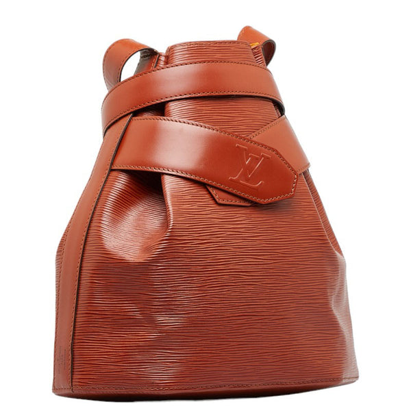 ルイ ヴィトン エピ サックデポール ショルダーバッグ M80193  ケニアブラウン レザー レディース LOUIS VUITTON 【中古】