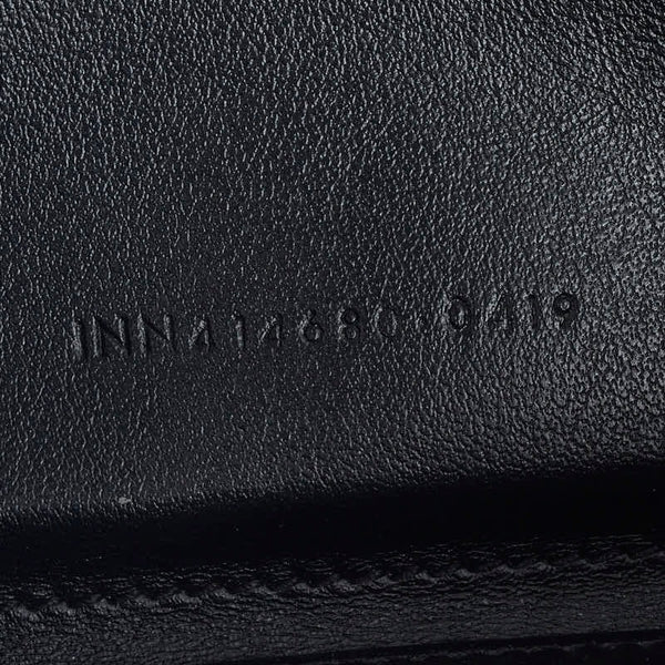 サンローラン スター ラウンドファスナー 長財布 414680 ブラック レザー レディース SAINT LAURENT 【中古】