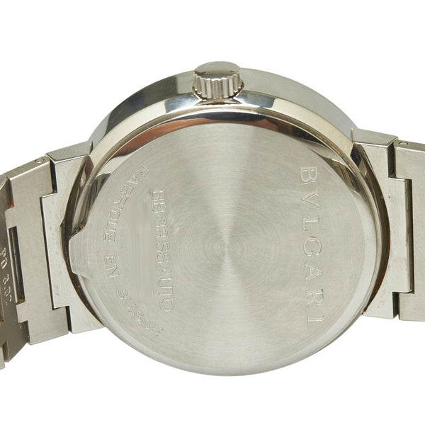 ブルガリ ブルガリブルガリ 38mm 腕時計 BB38SS 自動巻き ブラック文字盤 ステンレススチール メンズ BVLGARI 【中古】