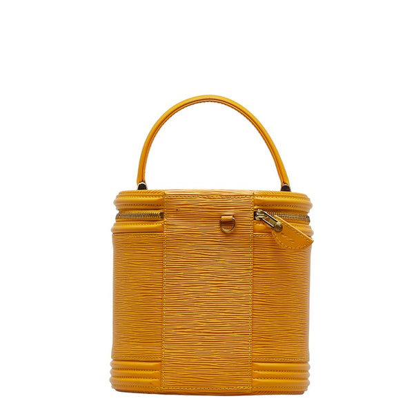 ルイ ヴィトン エピ カンヌ ハンドバッグ バニティバッグ M48039 タッシリイエロー レザー レディース LOUIS VUITTON 【中古】