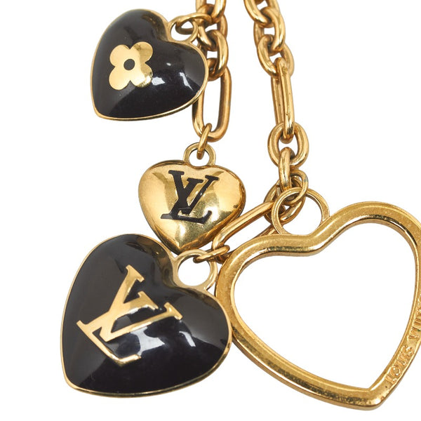 ルイ ヴィトン ビジューサック クール チャーム M65757 ブラウン ゴールド メッキ レディース LOUIS VUITTON 【中古】