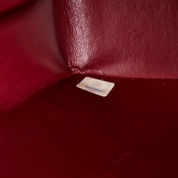 シャネル デカマトラッセ ココマーク チェーン ショルダーバッグ ブラック レザー レディース CHANEL 【中古】