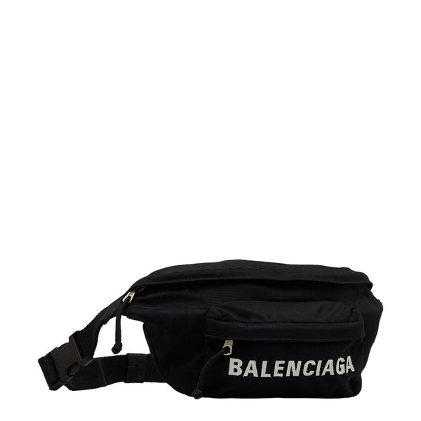 バレンシアガ ホイール ベルトパック ボディバッグ 533009 ブラック ナイロン メンズ BALENCIAGA 【中古】